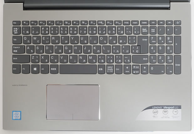 ideapad 520のキーボード